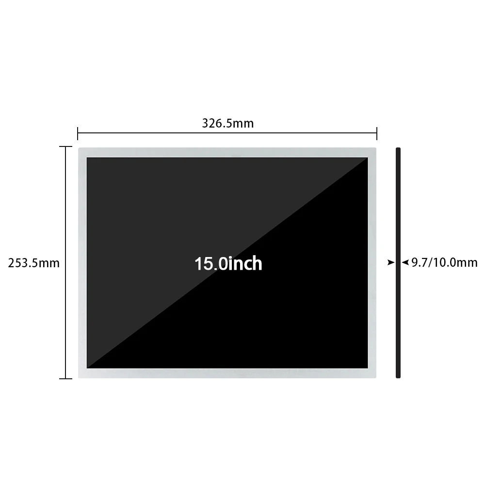 Original BOE 15 Inch 1024*768 Resolution Brightness 350 LCD Screen DV150X0M-N10