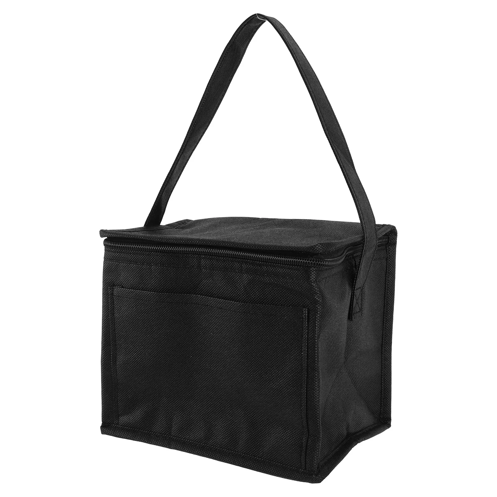 Isolierte Lunch-Einkaufstasche, wiederverwendbar, wasserdicht, Thermokühler, tragbar, für Picknick, Camping, Schule, Reisen, große Kapazität, Lunchbox