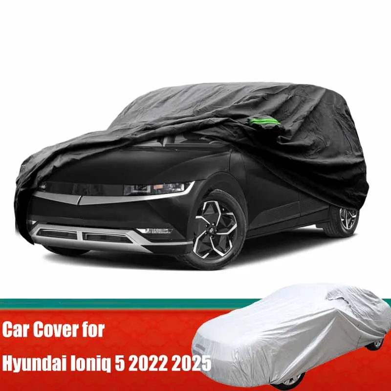 

Car Cover Custom Fit for Hyundai Ioniq 5 2022 2025 Waterproof All Weather for Automobiles Rain Snow Sun Protector Indoor Outdoor