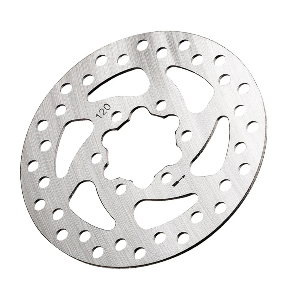 

1pc Brake Disc Rotor Replacement Six Hole Design Durable Stainless Steel Electric Scooter Car Bicycle Accessories