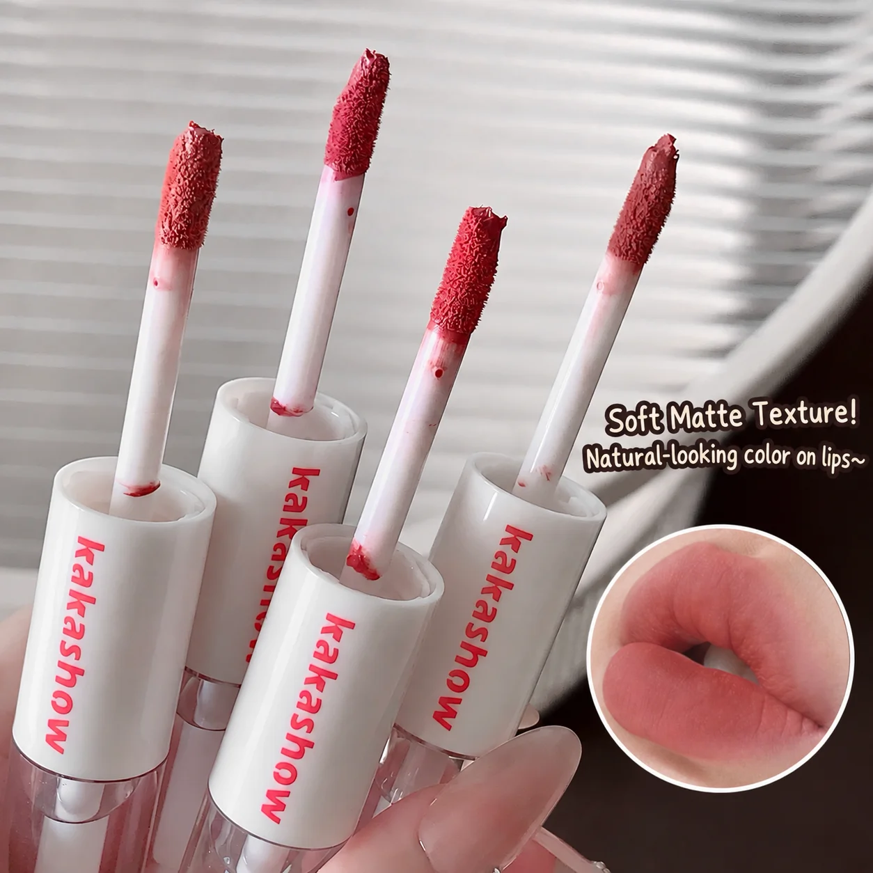 kakashow 2in1 ダブルエンド リップティント マ - Matte Velvet Lip Tint Long Lasting のレビューと価格