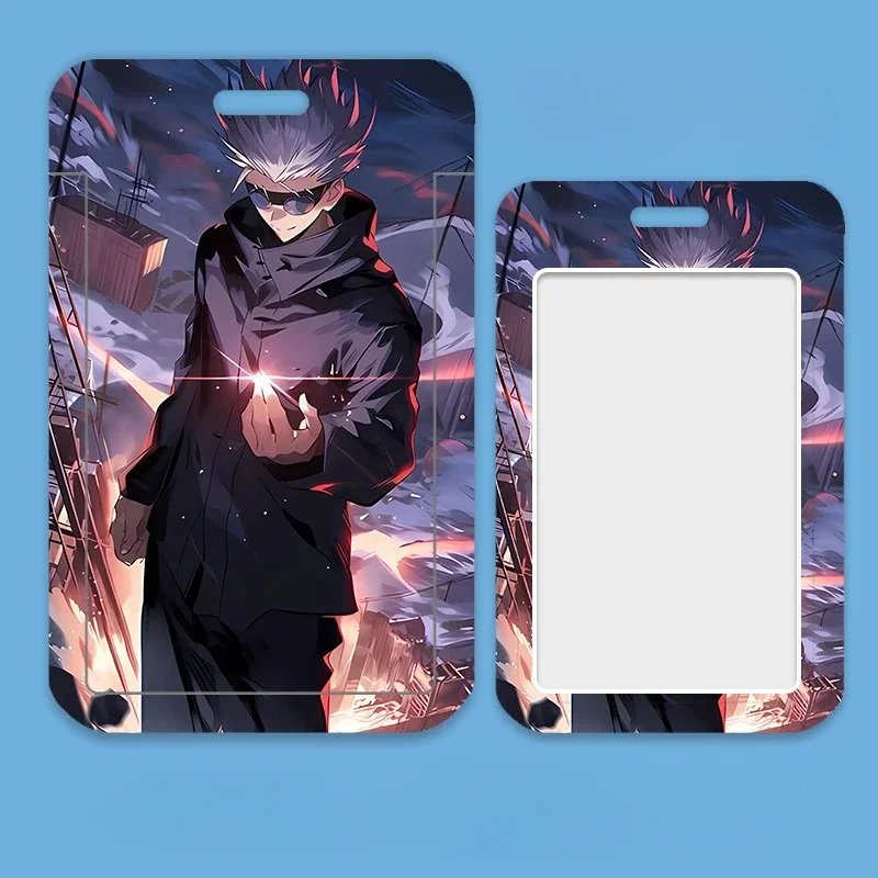 Anime Character Cartoon Pattern Card Holder Student Campus Card Protective Cover