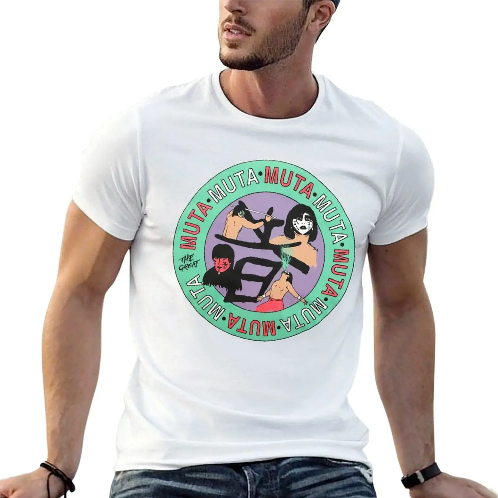 

casual shirt shirt t T-Shirt Muta cotton pack man t