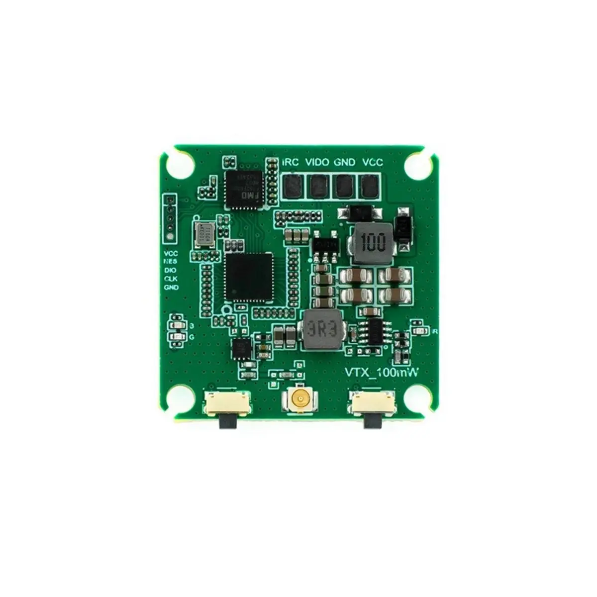 L63A Mini VTX 5.8G Analog Video Transmitter 100mW Long Range FPV VTX for Freestyle Racing RC Drone Quadcopter