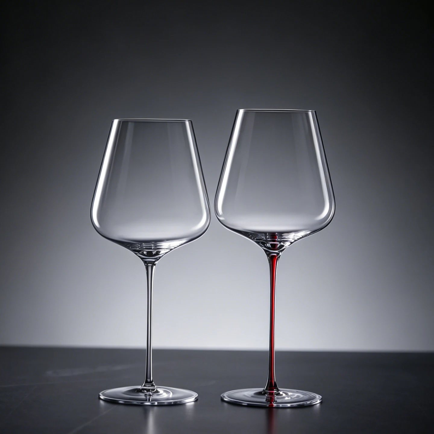 CRISON High-End Red Rod Series Large Red Wine Glass Crystal Glass Belly Red Wine Glass Burgundy