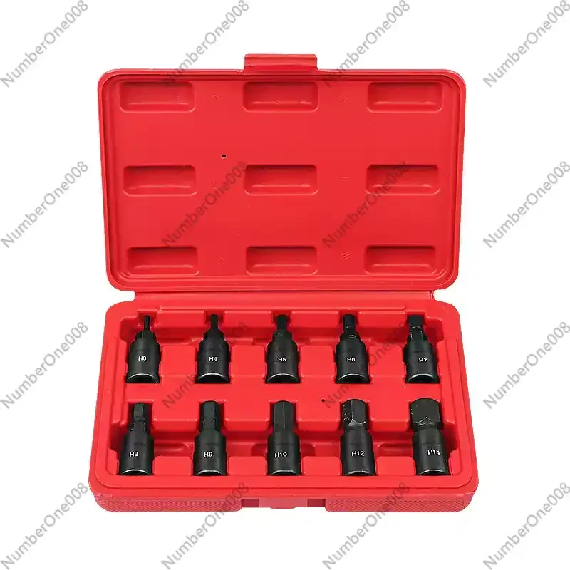 

3/8 12-angle Socket Wrench Tool M-type 12-angle Mid-flying Hexagon Plum Blossom Screwdriver Toothed Batch Head