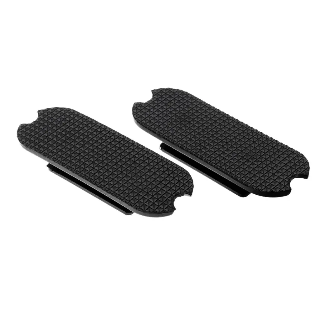

2 pieces of rubber Fillis stirrup profile pads replacement, black, 4
