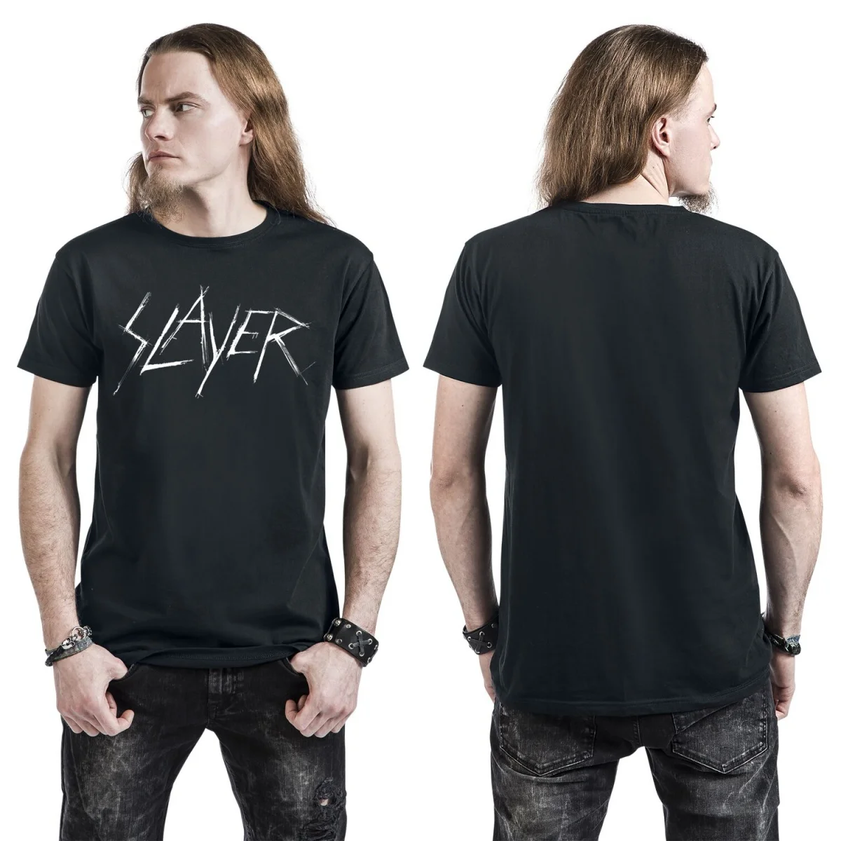 Neues Slayer Grafik-Baumwoll-T-Shirt Unisex Sommer Kurzarm Mode Marken-T-Shirt Luxus Casual Vintage Tees – Detail 7
