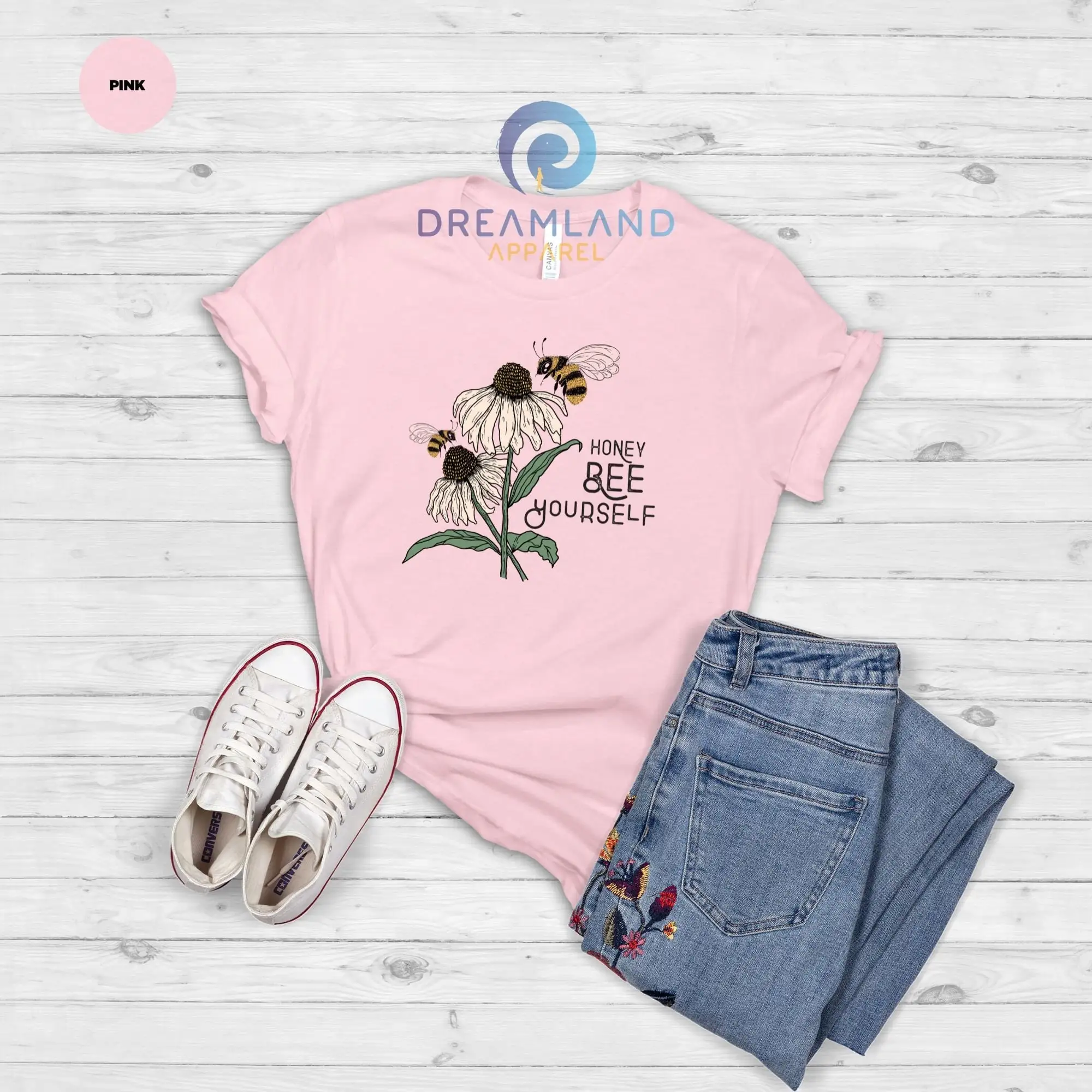 Honey Bee Yourself T shirt Mental Health SweaT Floral ConsultanT Self Motivation Therapist Be