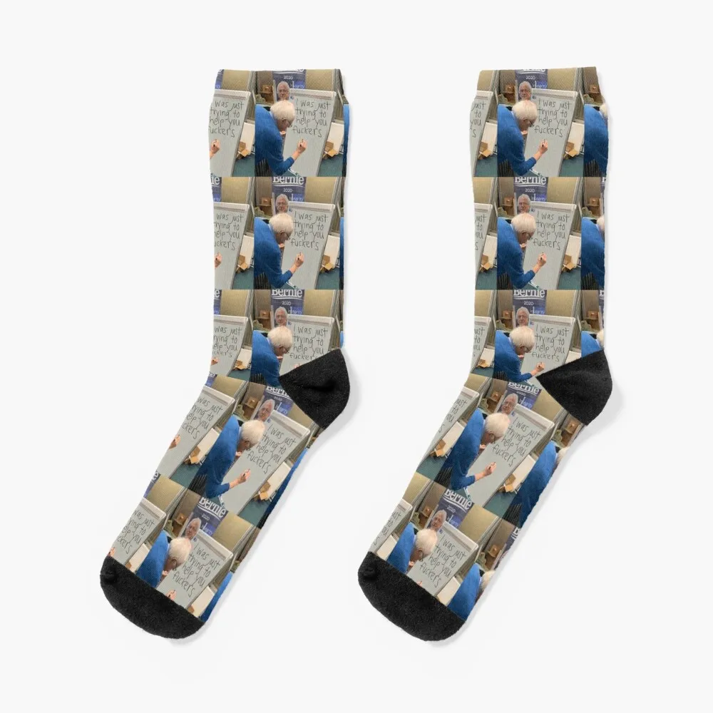 Bernie Sanders Meme Socks luxury cycling Men's Thermal man winter Men's Socks Luxury Women's