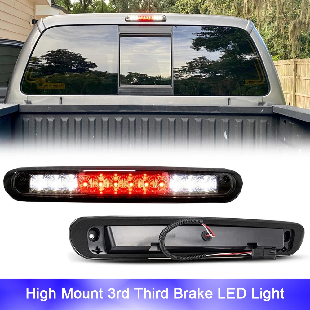 

3rd Third Brake LED Reverse Lights Free Error For Hummer H3T GMC Sierra Chevrolet Silverado 1500 1500HD 2500 3500 2500HD 3500HD