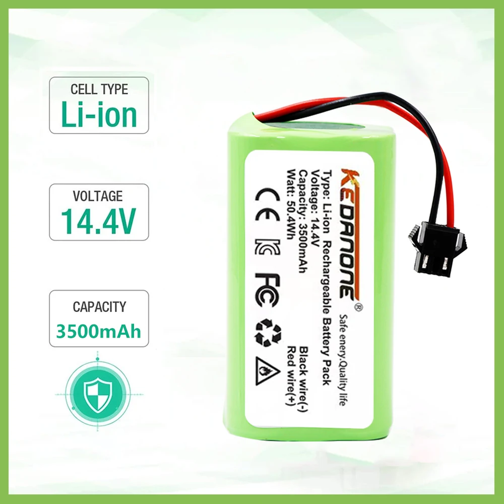 Brand New 3500mAh INR18650 4S1P Battery For DEXP MMB-300 X500 X520 X600 Mamibot EXVAC660 EXVAC880 Robot Vacuum Cleaner Battery