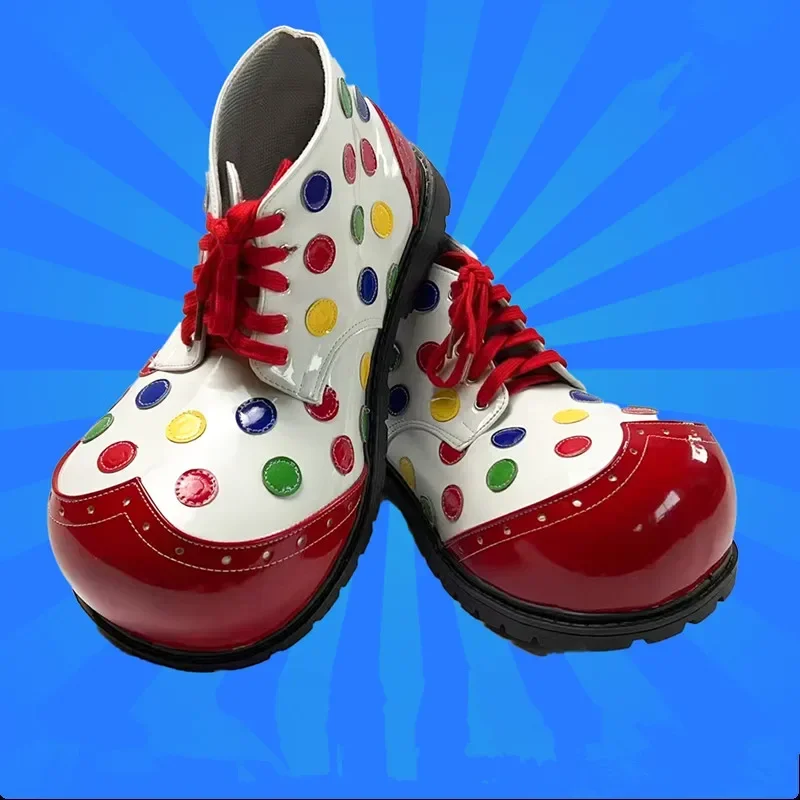 34cm PU Anime Clown Cosplay buty Big Toe Joker buty impreza z okazji Halloween element ubioru dla dorosłych dowolny rozmiar śmieszne