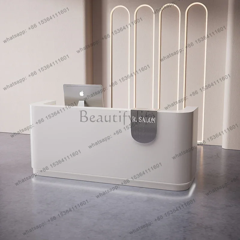 PG Modern Shop Beauty Bar Luxury Restaurant Reception Desks Executive Bureau Trendy Furniture Organizers Company Reception Desks