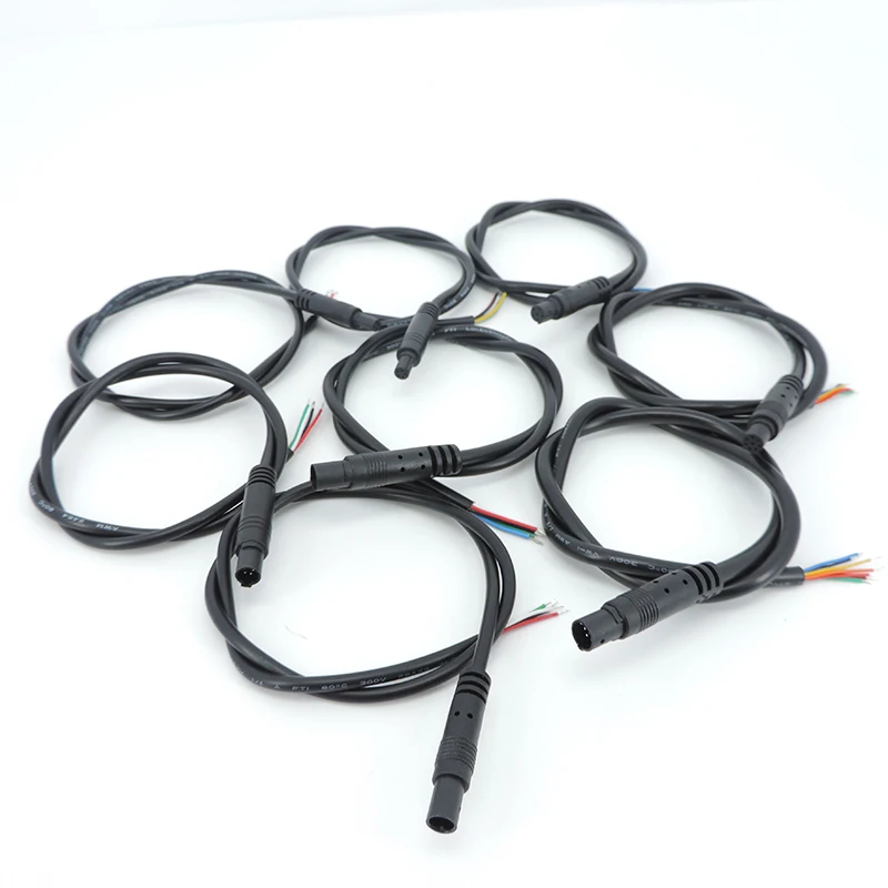 DIY 4Pin 5Pin 6Pin Jack Car DVR Camera Extension Cable HD Monitor Vehicle Rear View/Back Up Camera Wire Male Female Plug Cord