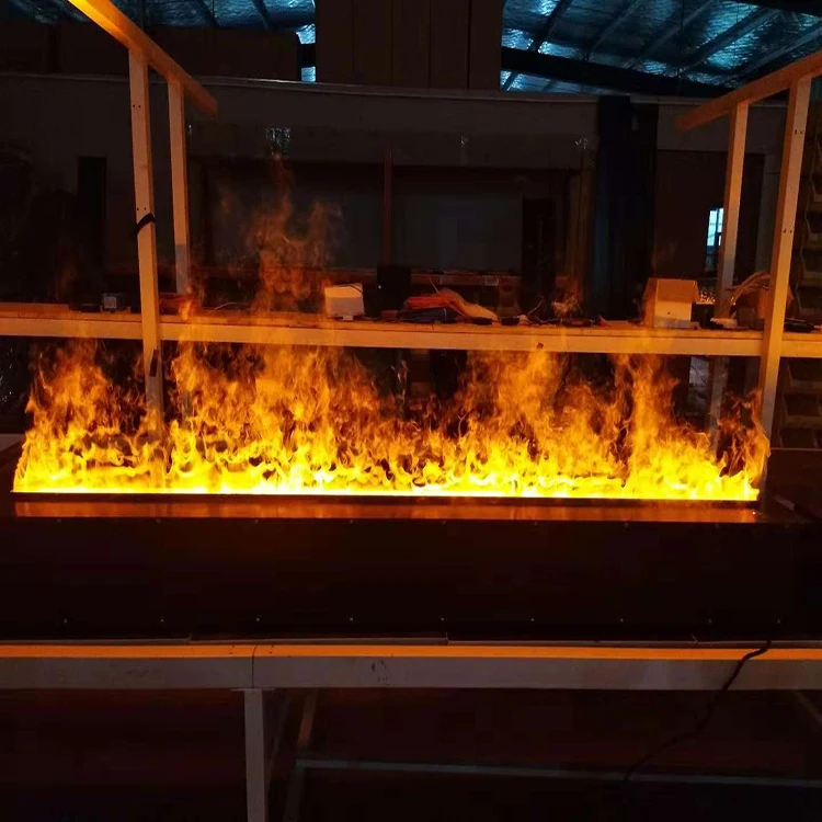 Shanghai Factory Sales 1500mm Length Single Color Elegant 3d Water Steam  Simulated Flame Fireplace