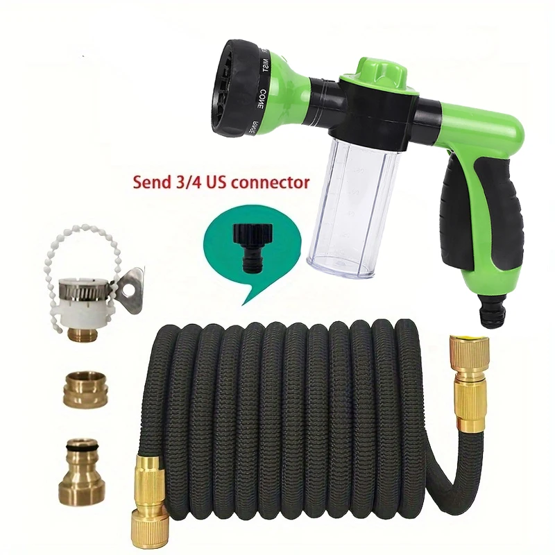 3 times Expandable Garden Hose 2026 High Pressure Flexible Watering Magic Hose Pipe for Car Wash And Garden Irrigation