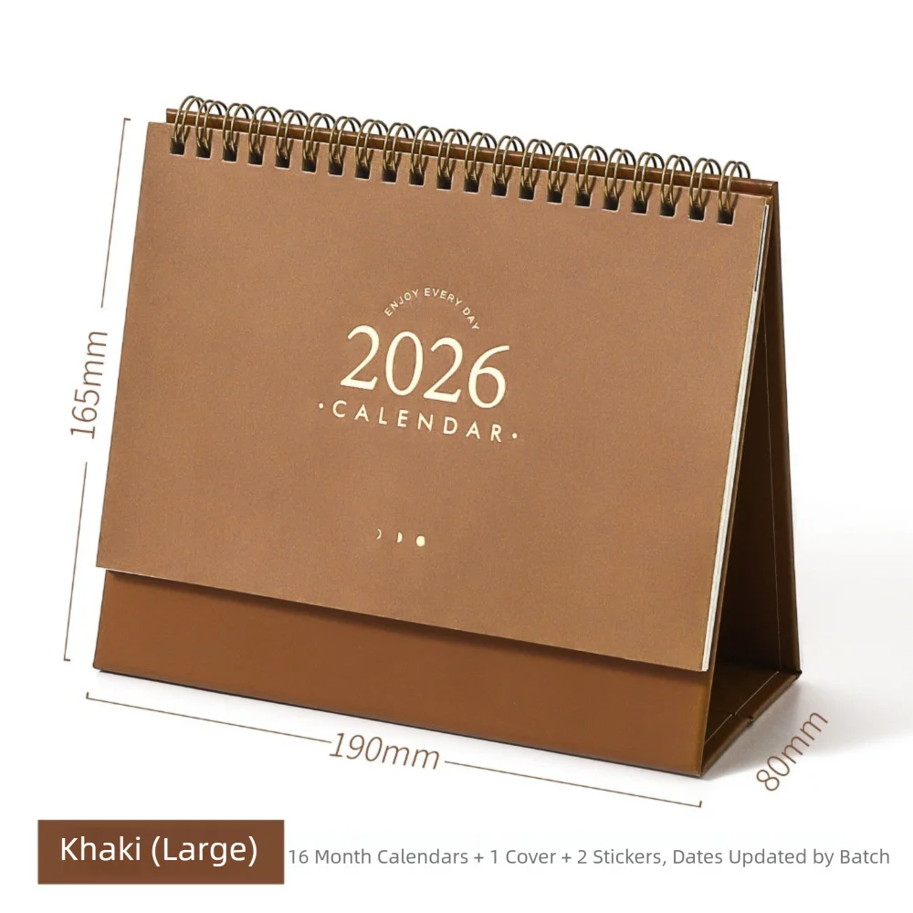 

Creative Coil 2026 Desk Calendar Portable Desktop Decoration Mini Calendar Daily Planner Gifts