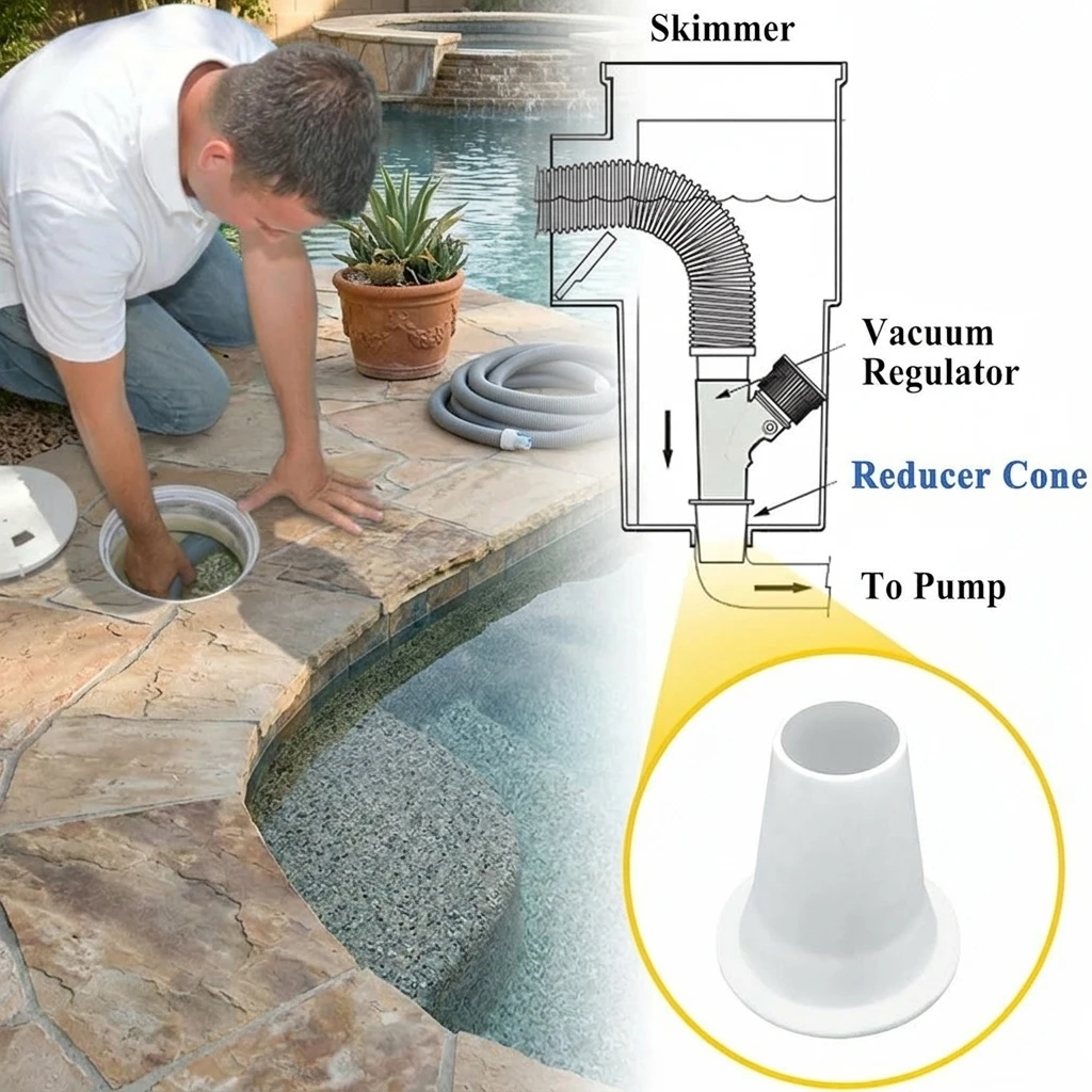 For Pentair GW9000 GW9015 Replacement Cone Reducer For Kreepy Pool Cleaners Cleaner Replacement Part For Pentair