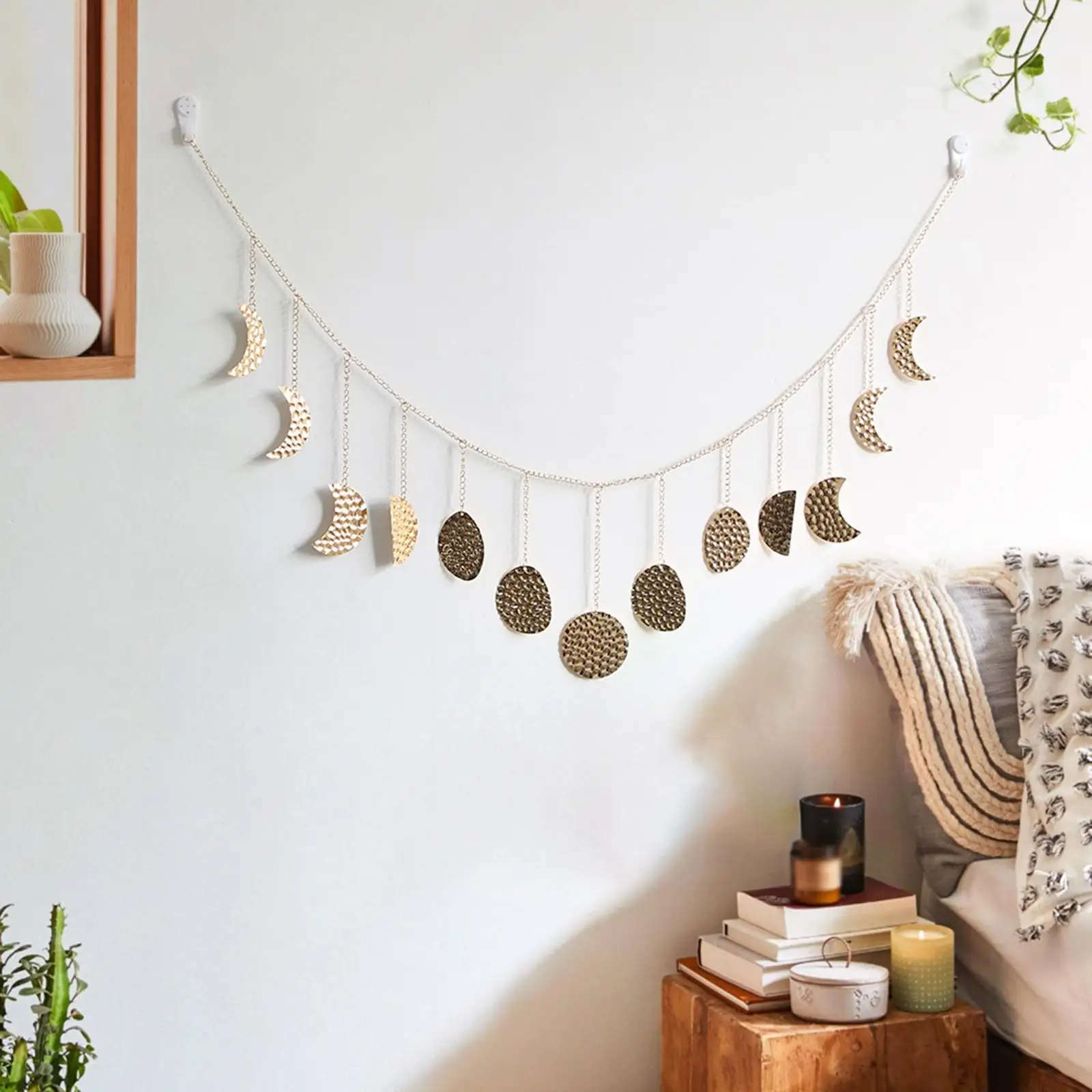 Collanging decoration of the wall of Boho wall, header decoration, banner cycle