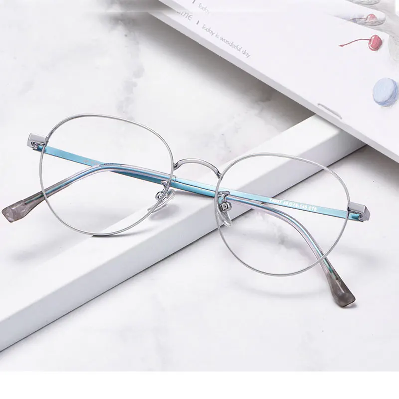 

Pure Titanium Glasses Frame Optical Glasses Full Rim Eye Glasses Women Style New Arrival Eyewear Hot Selling Spectacles