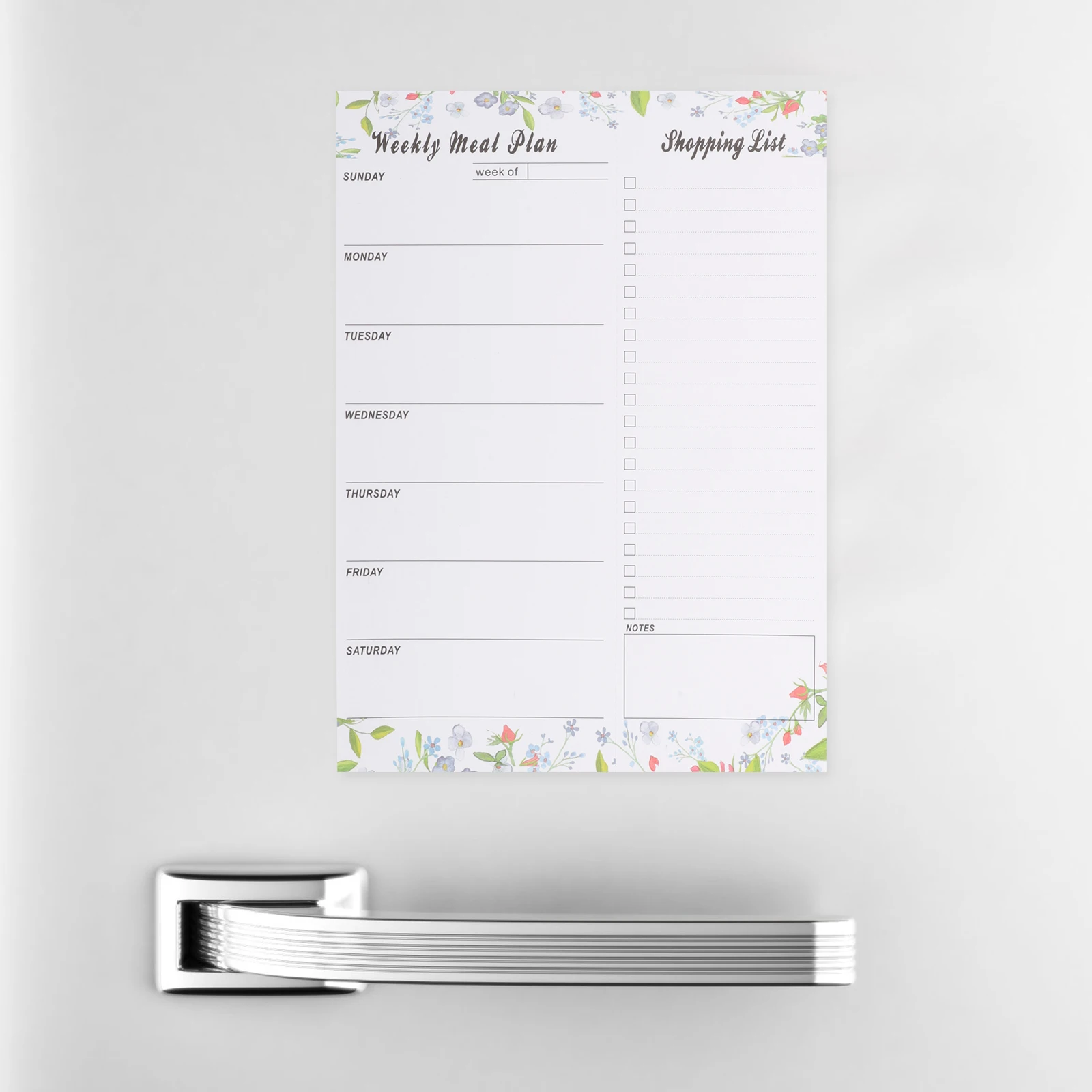 

Weekly Meal Refrigerator Meal Magnet Tearable Shopping List Planner Magnetic Planner Magnetic NotepadReusable Design