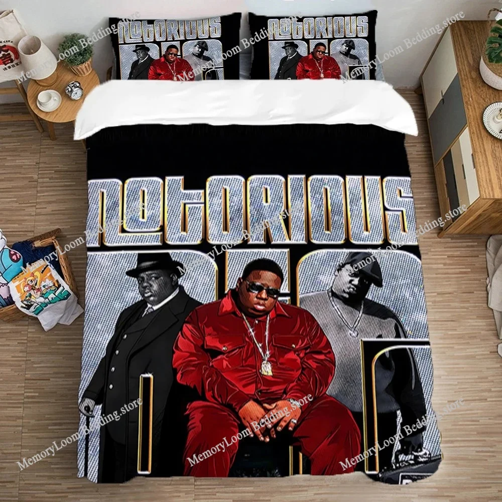 

Bed Set Bed Linen Sets Single Double Large Size Duvet Cover Set Bedding Decorations N-Notorious Bigs Pillowcase Art Fashion Home