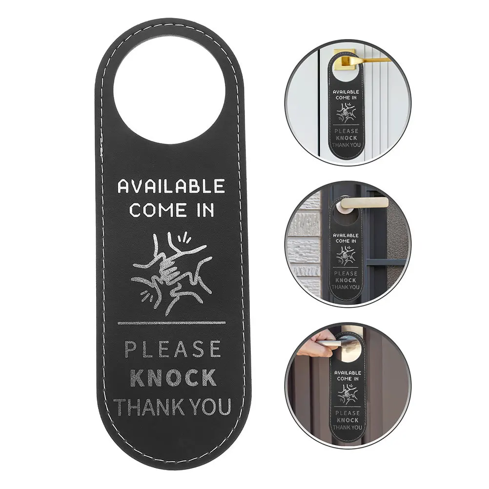 

2Pcs Meeting Room Door Sign Double Sided Hanging Do Not Disturb Meeting in Progress Office Privacy Door Plaque