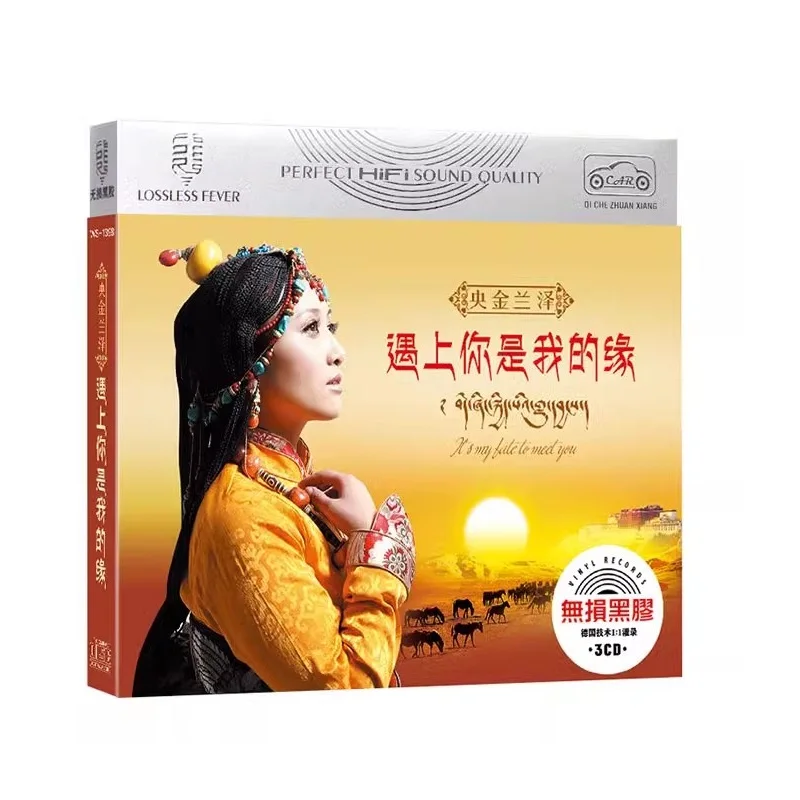 Asia China Pop Music Female Singer LPCD Disc Lyrics Book Box Set Chinese Folk Song Music Learning Tools 48 Songs 3 CD Set