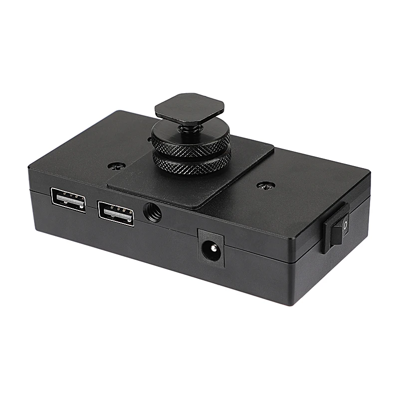 Адаптер для крепления аккумулятора CAMVATE NP-F970 (WY-F01A)12 В 8 В постоянного тока 5 в 9 В с USB-Type C 3A для BMPCC 4K 6K