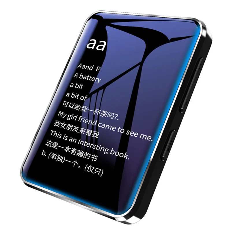 JABS-MP3 Player Mp4 Player 2025 New Mini Portable FM/Speaker/E-Book/Recorder Students