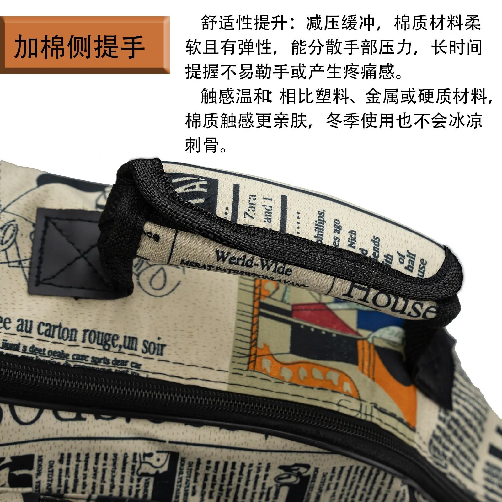 Guitar Bag 41 Inch Cartoon Thickened Waterproof Oxford Nylon Double Straps Cotton Padded Guitar Case Gig Backpack