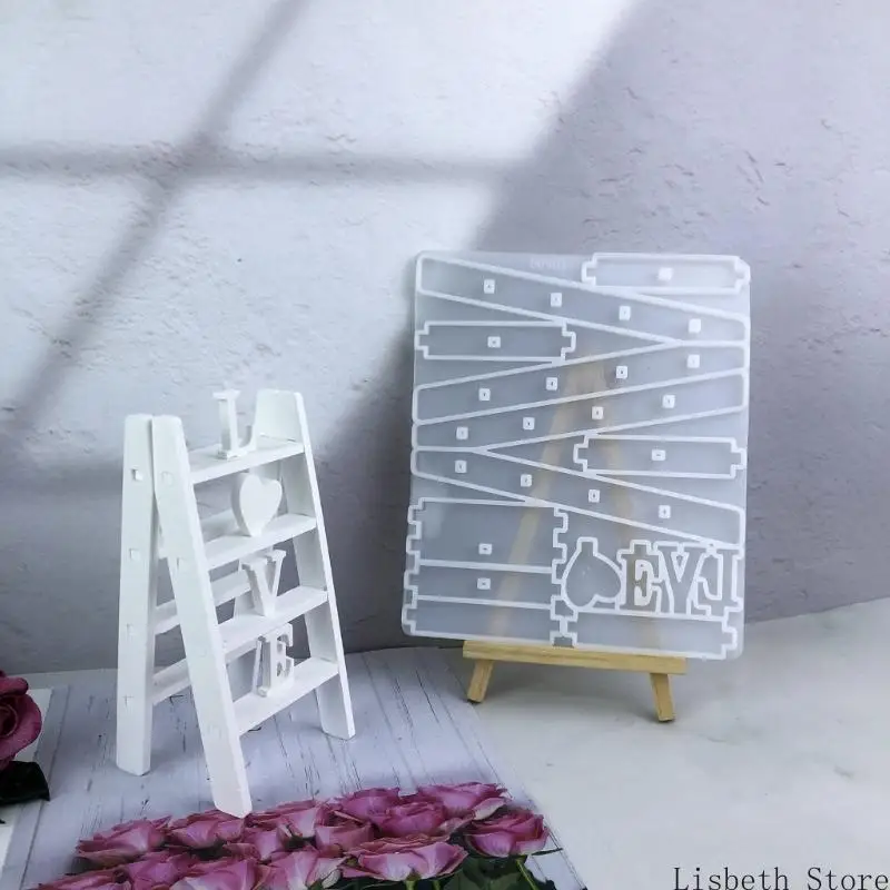 

Рождественская художественная лестница, силиконовая форма, формы для украшения офисного стола, силиконовая текстура для рукоделия и украшения ручной работы