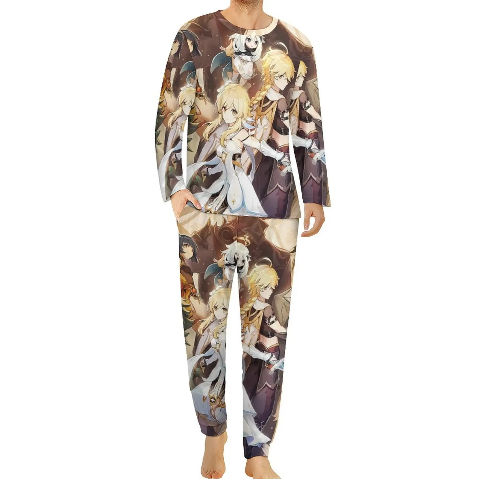 pyjama-a-manches-sulfpour-homme-vetement-de-nuit-cool-imprime-decontracte-3xl-4xl-5xl-2-pieces