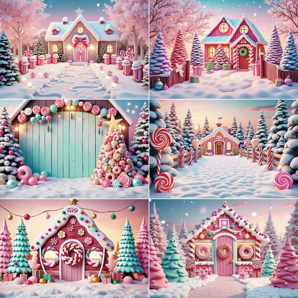 

MOON.QG Christmas Scenery Background Photography Window New Year Xmas Tree Photocall Backdrop Children Studio Photocall Props