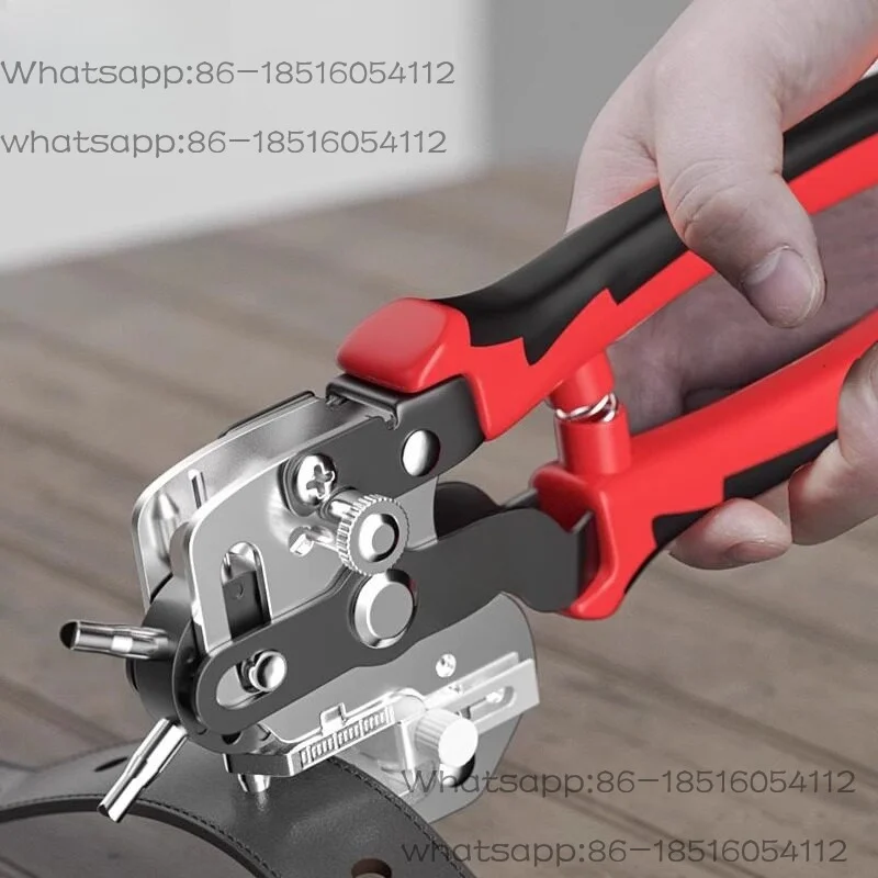 Belt punch pliers ring hole belt bag strap punching artifact machine