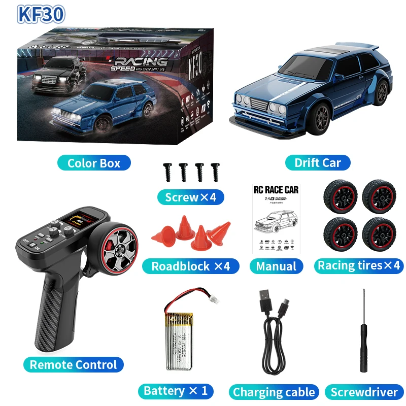 

KF30 Rc Drift Racing Car 1/43 Full Scale 4Wd With Gyroscope High Speed Remote Control Desktop Decoration Ornament In Stock