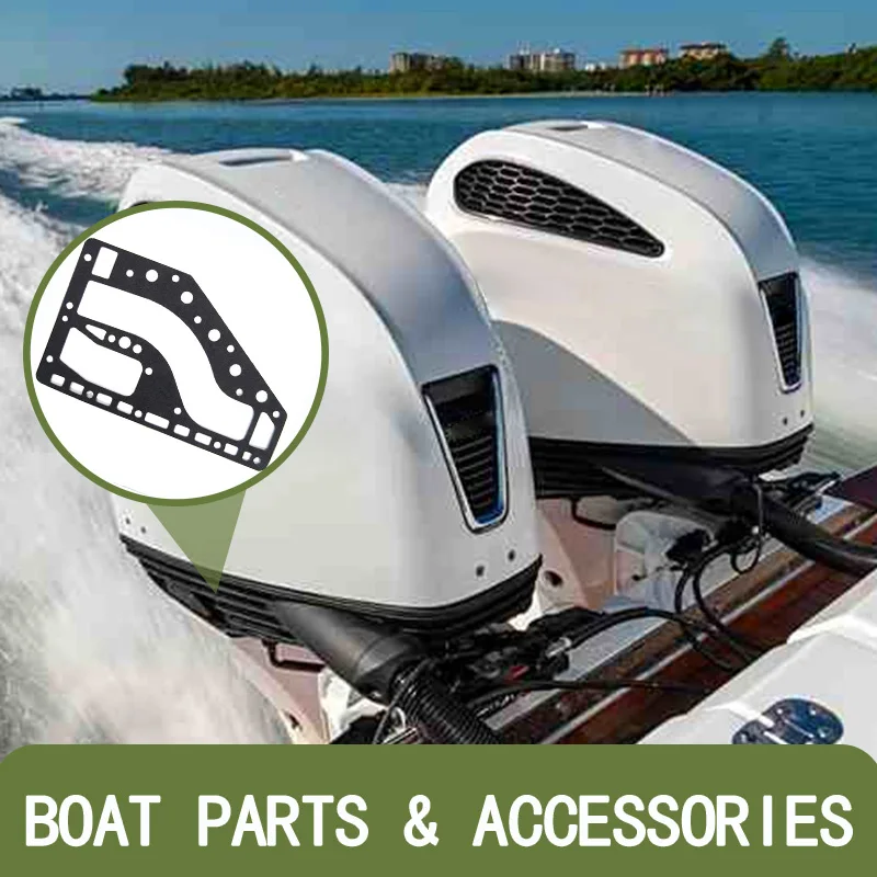 

Прокладка 6F5-41112-A0, внутренняя крышка выхлопной системы для подвесного мотора Yamaha, 2-тактный, 40 л.с. 6F5-41112-A0-00 6F541112, детали лодочного двигателя