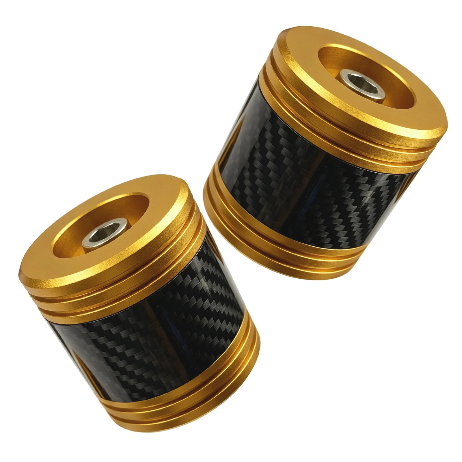 GZICMA Highway Pegs & Crash Bar CNC Aluminum Slider End Caps for Harley Touring/Softail Engine Guard & Saddlebag Guard