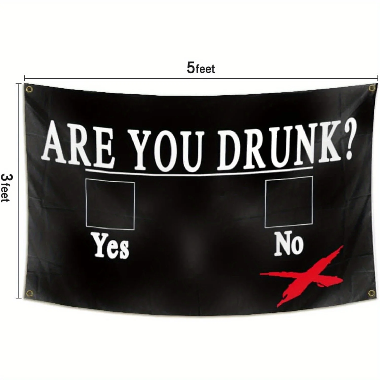 Are You Drunk Flag Banner, Funny Party College Dorm Wall Decor, Humorous Fraternity Man Cave Bedroom Festival Outdoor Decor