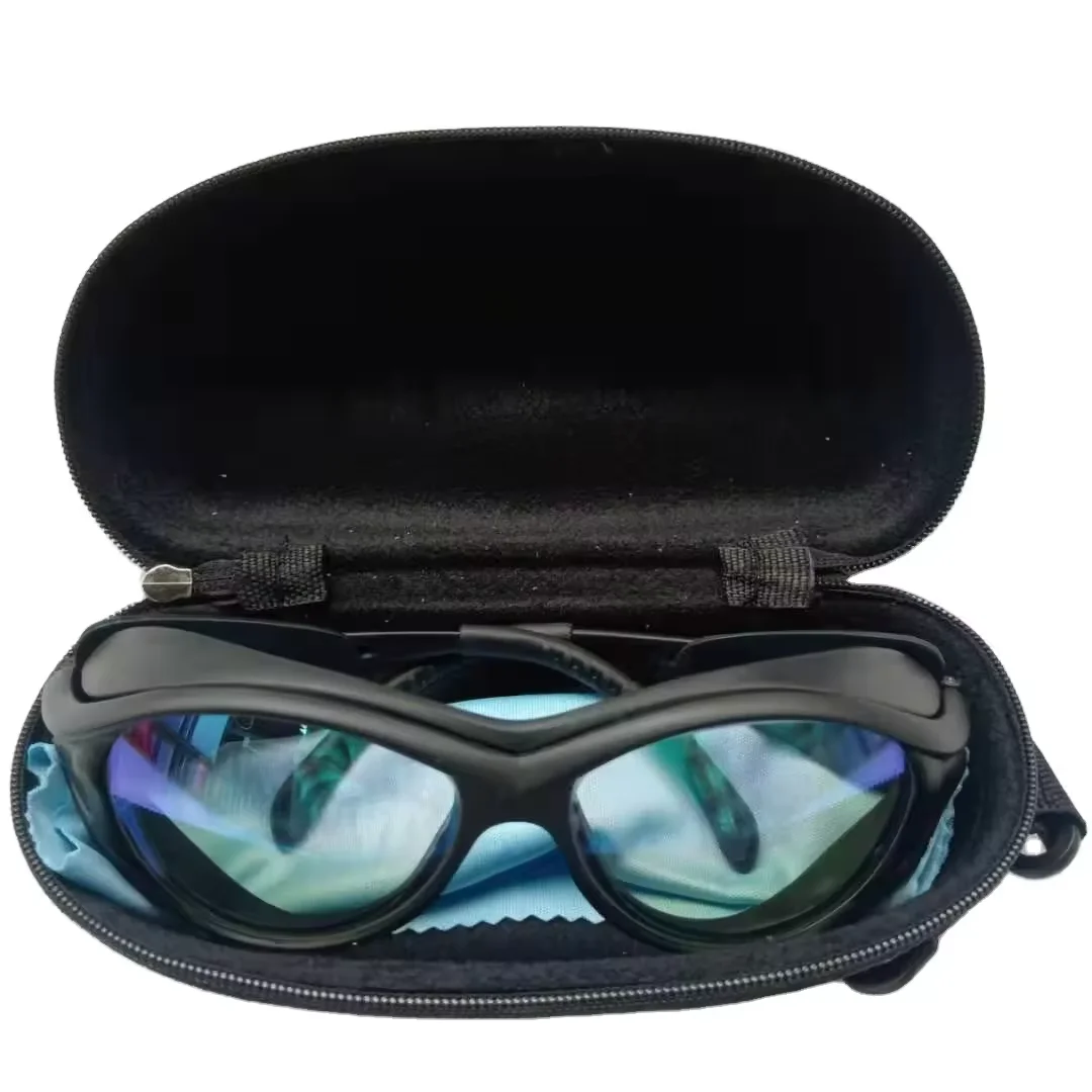 Hot Selling Professional Laser Protective 1064nm Industrial Tr90 Large Frame Laser Safety Protective Glasses Goggles