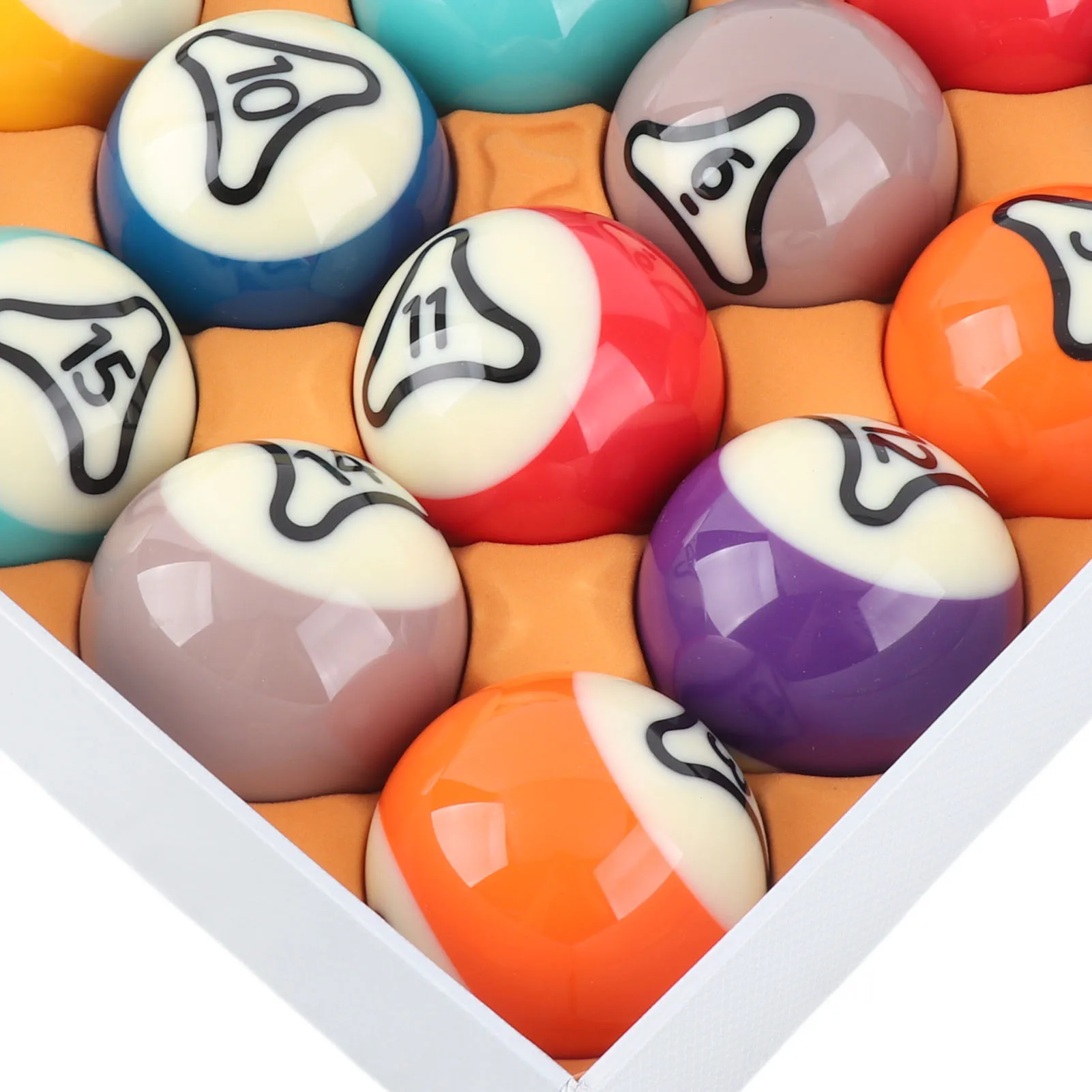 

Pool Ball Set US Billiard Balls Billiard Balls Set US Pool Ball Resin 57.2mm Dia for Tournament Practice