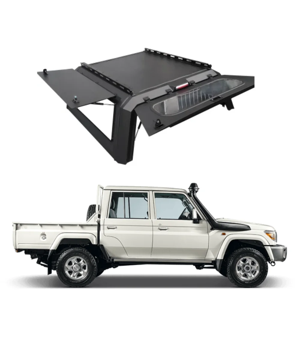 Customized 4X4 Waterproof Lightweight Truck Camper TRUCK TOPPER Fit For Toyota LC79