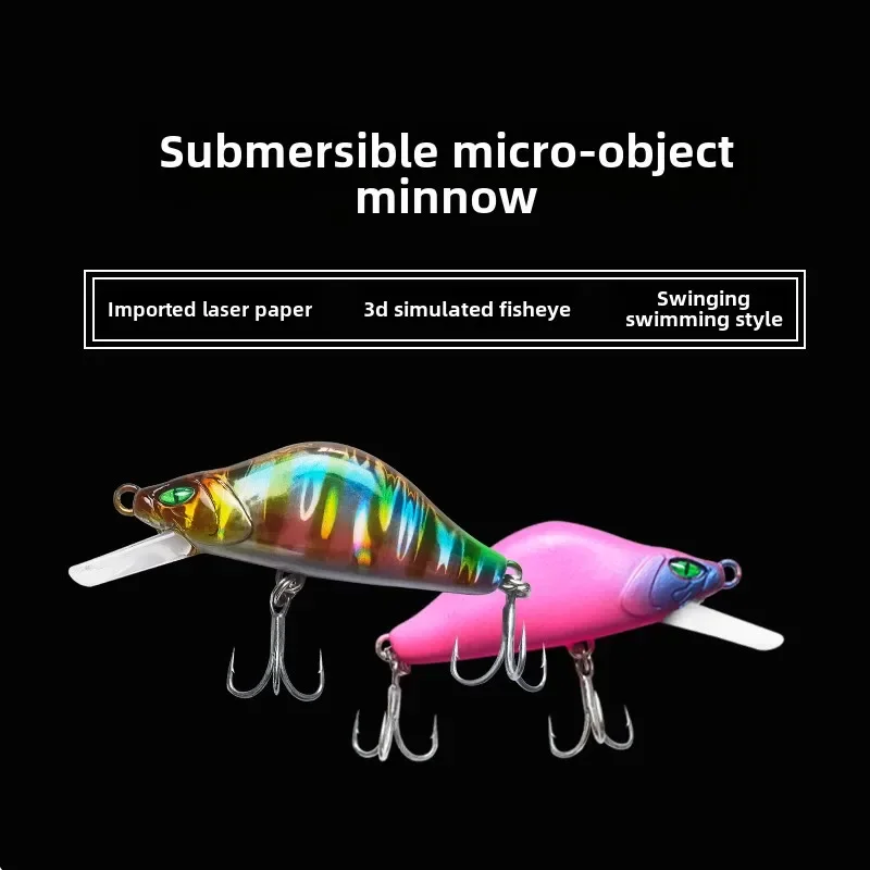 MUKUN Señuelo Wobbler Minnow Hundimiento para Perca Duro Profundo - imagen 2