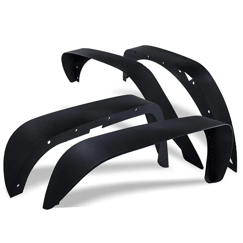 Durable ABS Flat Steel Textured Wide Body Flares Fit 2007-2017 Off Road Vehicles Exterior Car Accessories