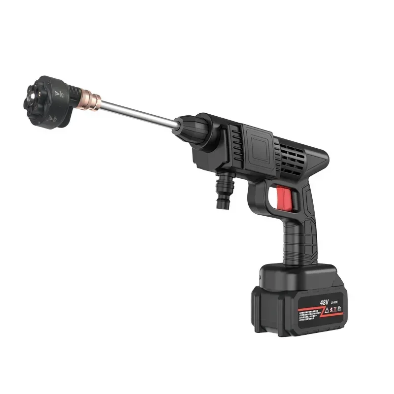 

Useful New Cordless High Pressure Car Washer, Rechargeable Lithium Battery Portable Water Gun Cleaner