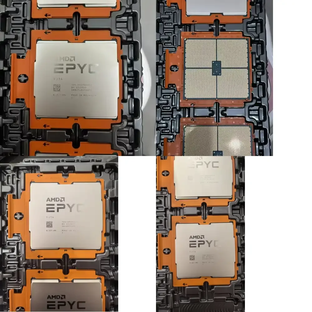 EPYC 9J14 2.4GHz 96 Core 192 Thread 360W TDP Server CPU Processor for EPYC 9004 Series for Server Motherboard for