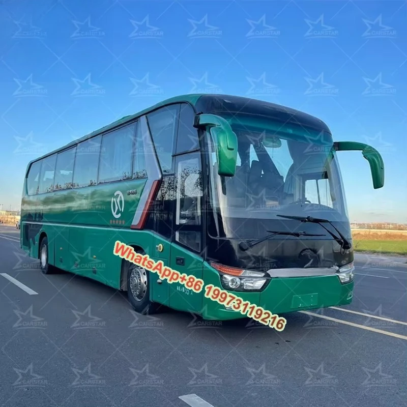 Os mais vendidos usados Kinglong Coach Bus Bus e treinadores de passageiros de 58 lugares com motor frontal para venda na África