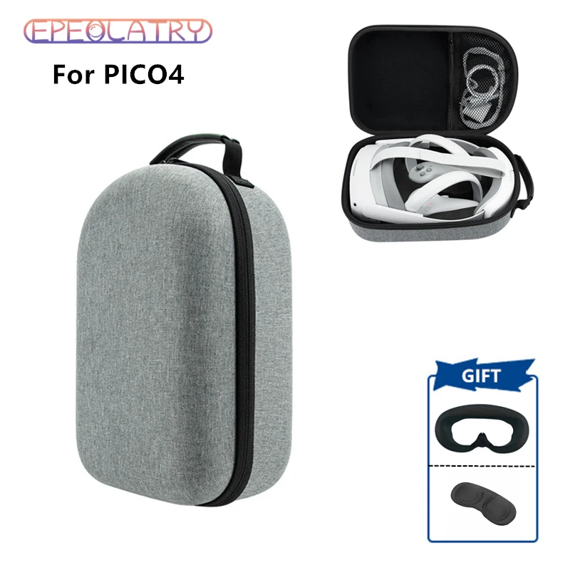 Epeolatry Travel Carrying Case for Pico 4 Protective Bag for Pico4 VR Hard Storage Box for Pico 4 VR Accessories