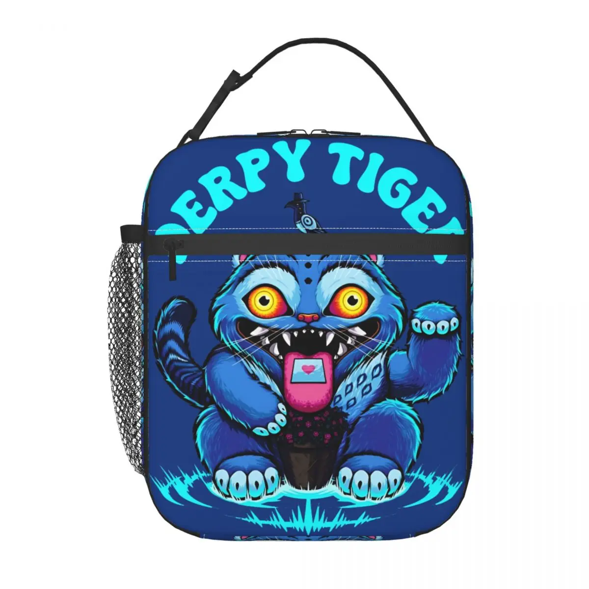 

Derpy Money Tiger Kpop Demon Hunters Insulated Lunch Bags Large Meal Container Thermal Bag Lunch Box Tote Picnic Food Handbags